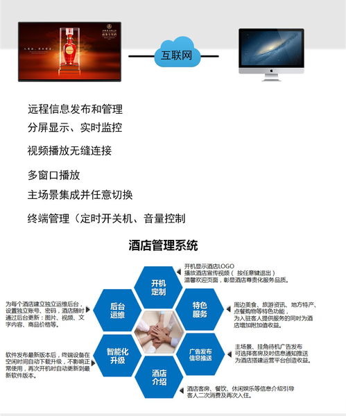 电视 55j3500u 55英寸 4k超高清智能商用电视机 可搭载酒店管理软件和远程信息发布系统软件